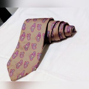 OSCAR DE LA RENTA COUTURE PAISLEY TIE